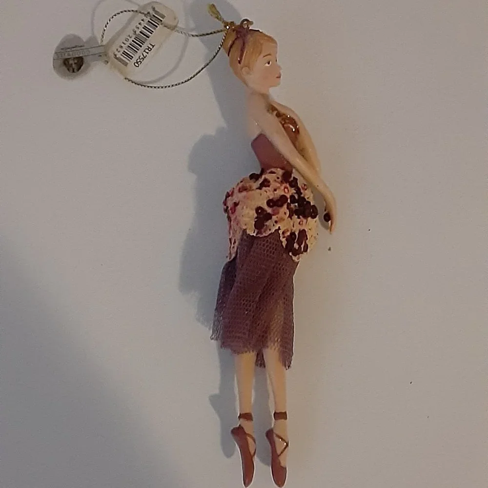 Lovely Ballerina Holiday Ornament